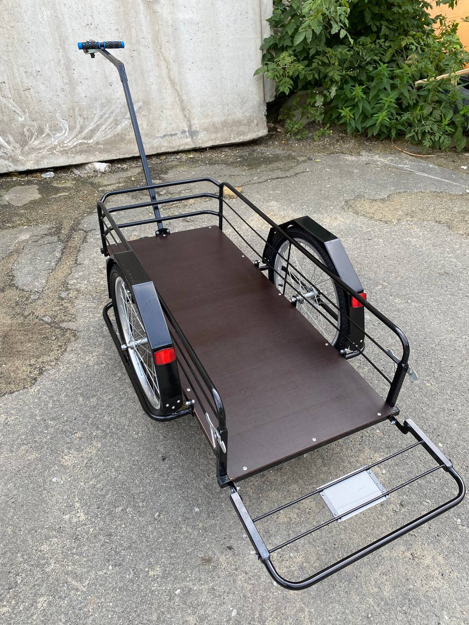 Прицеп для велосипеда "Кузовок XL откидной борт" 1200х500 — изображение 9