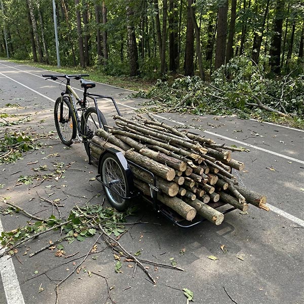 Прицеп с откидным бортом для длинномеров
